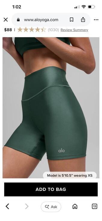 Alo Yoga Pants - Alo Yoga 5" Airlift Energy Shorts 88$